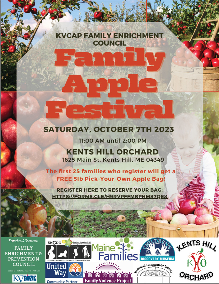 Invitation to family apple festival on Oct 7th.